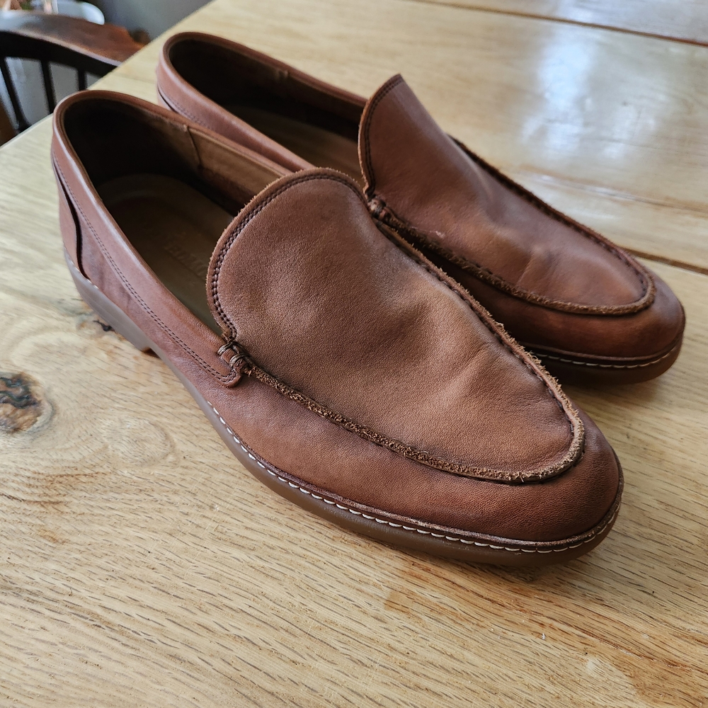 Allen Edmonds Wilder Venetian Slip-On Loafers Size 11 D Brown‎ Leather Casual